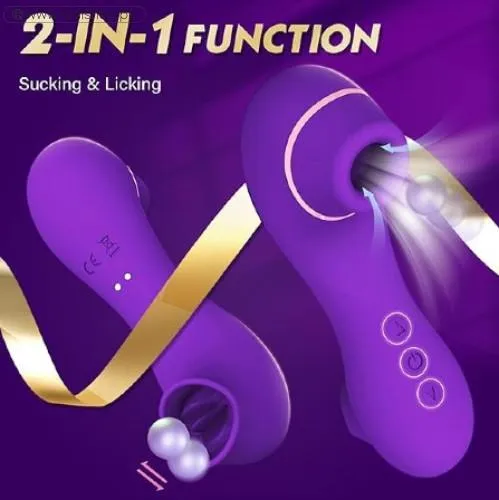 2 In 1 Clitoral Sucking Adult Vibrators With 10 Sucking For Woman