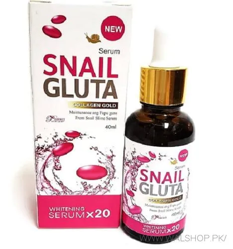 Snail Gluta Collagen Gold Whitening Serum