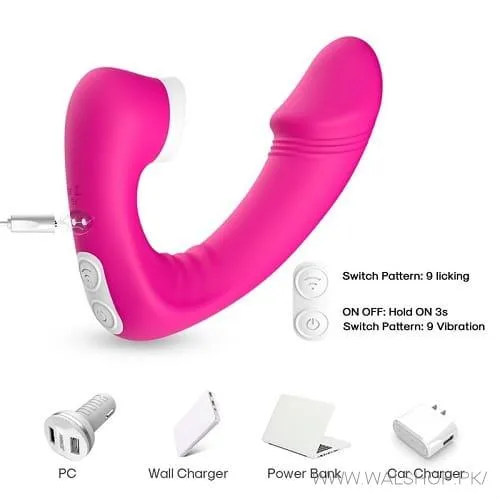 Clit Licker Plus G Spot Vibrator With Remote
