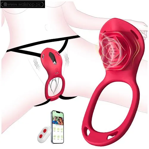 Couples Rose App Remote Control Wearable Vibrator