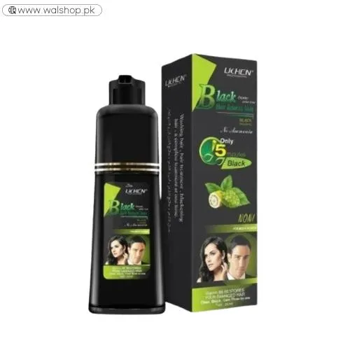 Lichen Hair Black Color Shampoo 200ml
