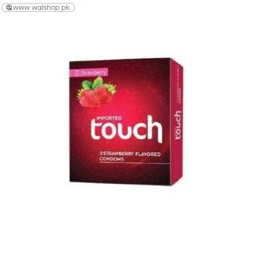 Touch Strawberry Flavored Condoms