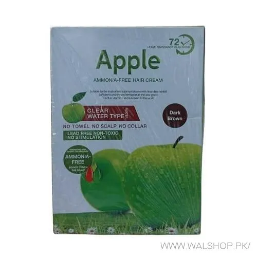 Apple Color Hair Black Dye 10 Pouch