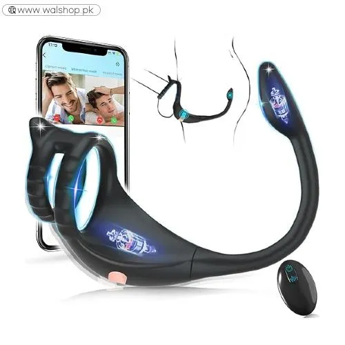 3 In 1 Male Sex Toy Anal Plug Vibrating Cock Ring