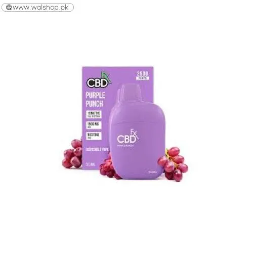 Purple Punch Thc Vape Pen 1500Mg Cbd + 10Mg Thc In Pakistan