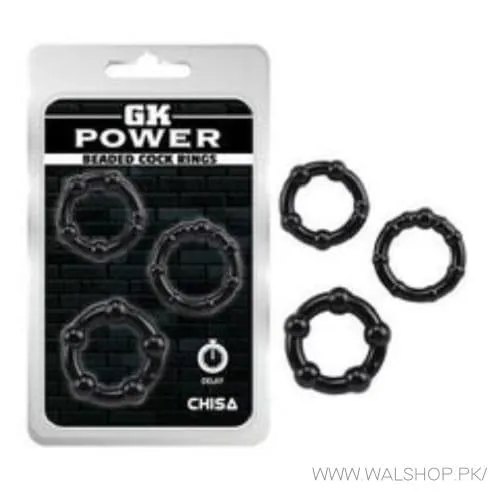 Feel - Beaded Pleasure Rings Pack Of 3 Rings