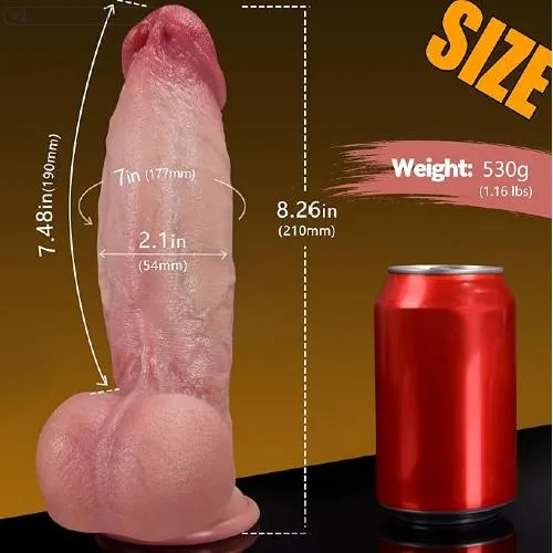 7 Inch Girth Huge Thick Dildo