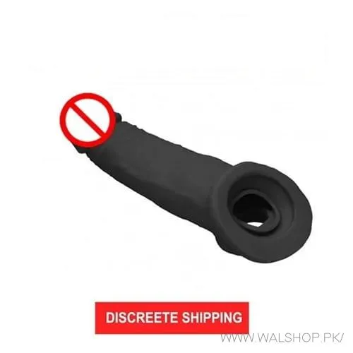 7 Inch Soft Black Condom