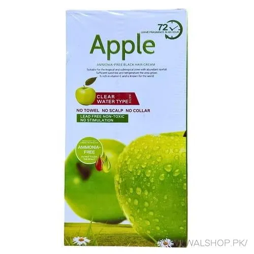 Apple Hair Color 72 Natural Black Ammonnia Free