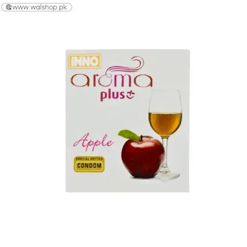 Aroma Plus Apple Special dotted Condoms