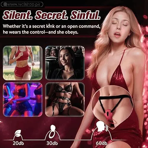 Couples Rose App Remote Control Wearable Vibrator