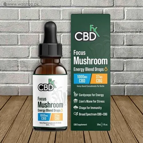 Focus Blend Mushroom Tincture Cbg Cbd