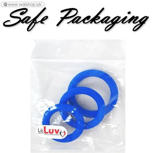 LeLuv Silicone Cock Ring Set