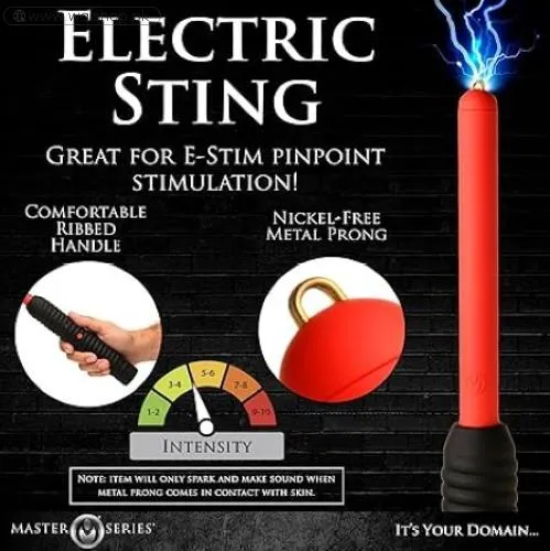 Master Series Spark Rod Zapping E Stim Wand For Woman
