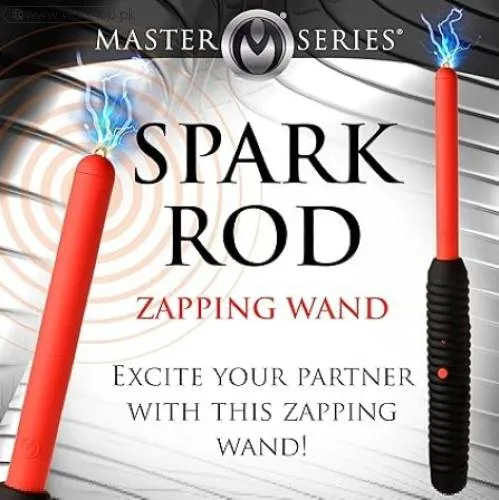 Master Series Spark Rod Zapping E Stim Wand For Woman