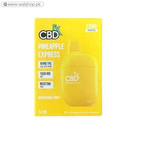 Pineapple Express Thc Vape Pen 1500Mg Cbd + 10Mg Thc In Pakistan