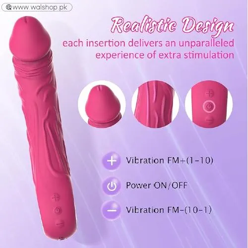 Realistic Clitoris Anal Vagina Vibrator
