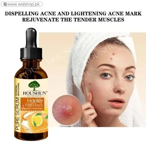 Roushun Lemon Honey Anti Acne And Brightening Face Serum
