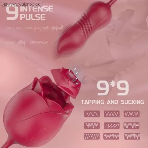 Sucking Flower 5 Rose Shaped Vibrator