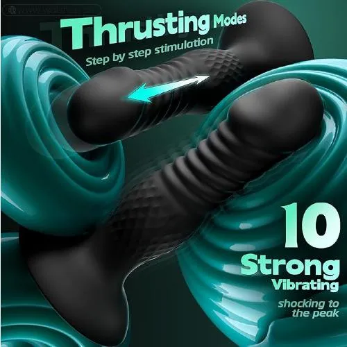 Thrusting Anal Plug Sex Toys for Men