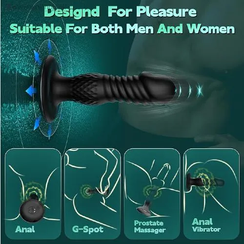 Thrusting Anal Plug Sex Toys for Men