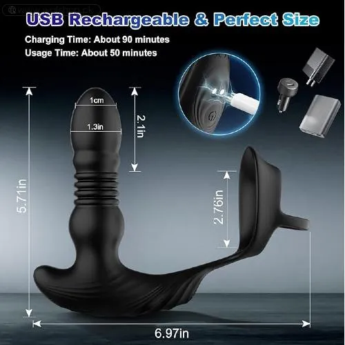 Thrusting Anal Vibrator For Women