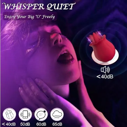 Tongue Clitoral Rose Vibrator