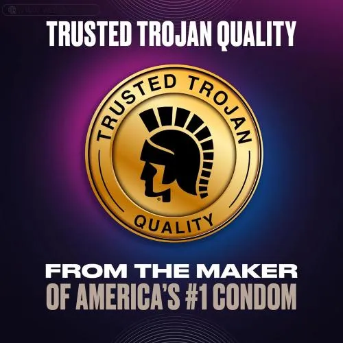Trojan Dual Pleasure Vibrating Ring