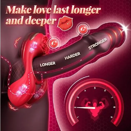 Vibrating Cock Ring Couples Game Sex Toys for Men