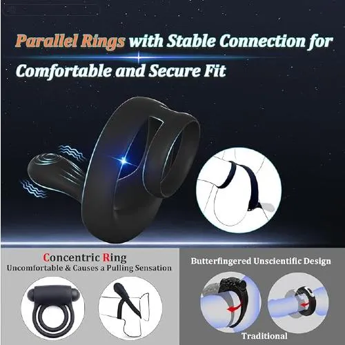 Vibrating Cock Ring Taint Stimulator