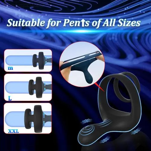 Vibrating Cock Ring Taint Stimulator