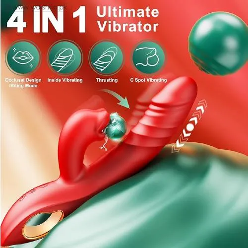 Vibrator Thrusting Dildo