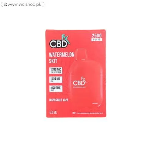 Watermelon Skit Thc Vape Pen 1500Mg Cbd + 10Mg Thc In Pakistan