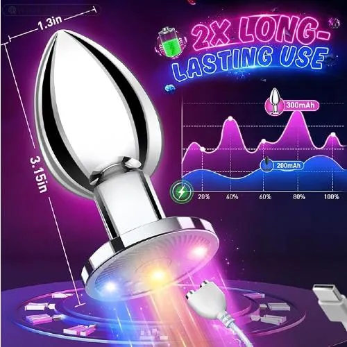 Yolodit Sex Toys Anal Toys Vibrating Butt Plug