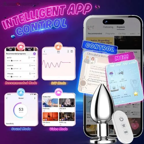 Yolodit Sex Toys Anal Toys Vibrating Butt Plug