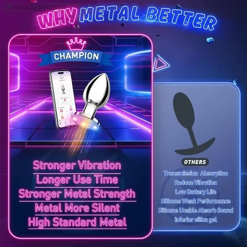 Yolodit Sex Toys Anal Toys Vibrating Butt Plug